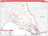 St. Tammany Parish (), La Carrier Route Wall Map